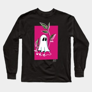 Pink Ghostie Long Sleeve T-Shirt